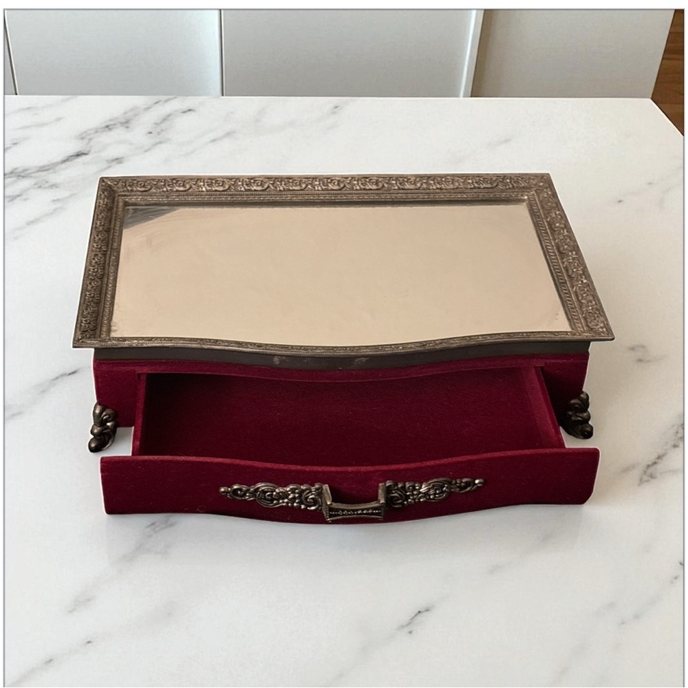 🇺🇸Vintage/Antique Vanity Jewelry Box